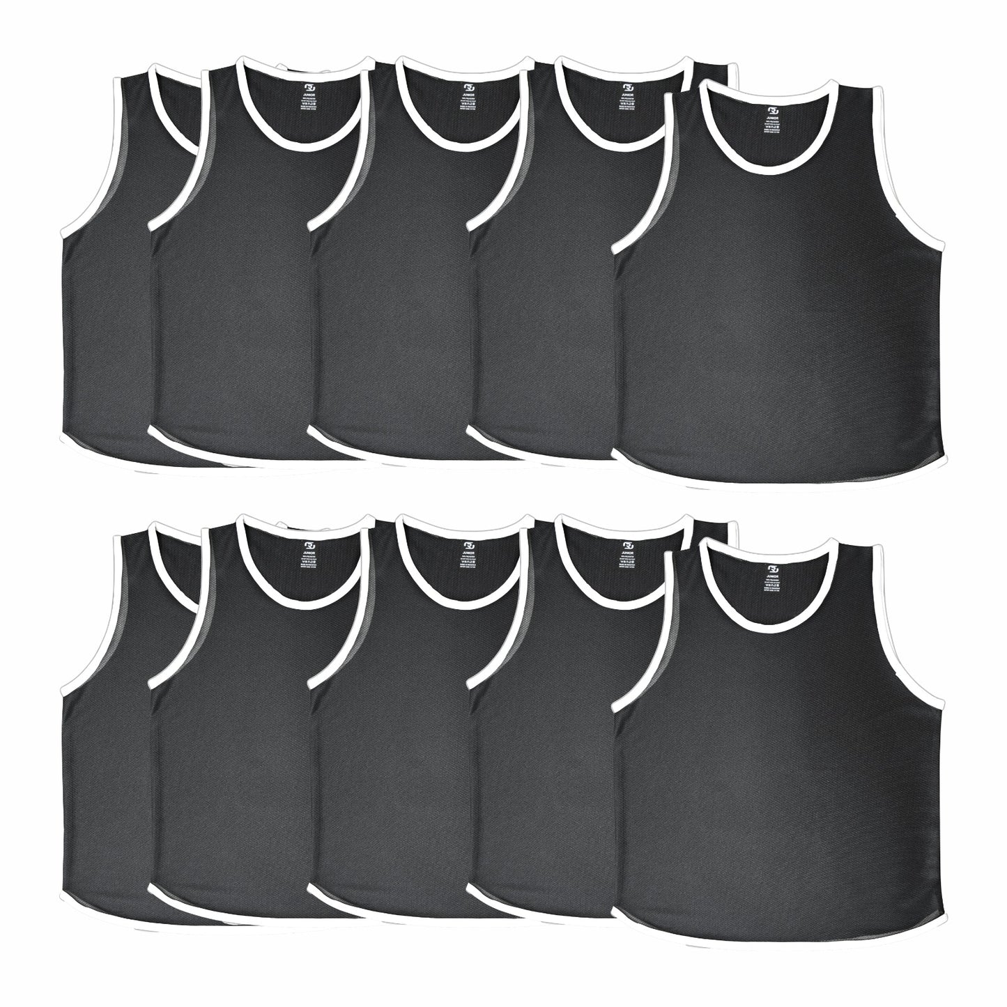 Ronex Training Bibs/Vest Set – Pack of 10 (Junior & Senior Sizes) – Multiple Colours Available