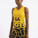 RONEX RC-912 Sublimated Netball Dress Set (10 Pack) – Adult Kit with Removable Position Patches (Front & Back)