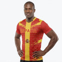 Spain / España Flag Sublimation T-Shirt – Red & Yellow Graphic Tee – Short Sleeve Patriotic Sports Shirt