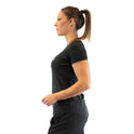 Ronex Women's Melange T-Shirt  Short Sleeve Fitness Workout Top,Dry Fit T-Shirt - Stretchy, Breathable, Athletic Top for Yoga, Running & Gym