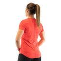 Ronex Women's Melange T-Shirt  Short Sleeve Fitness Workout Top,Dry Fit T-Shirt - Stretchy, Breathable, Athletic Top for Yoga, Running & Gym