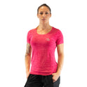 Ronex Women's Melange T-Shirt  Short Sleeve Fitness Workout Top,Dry Fit T-Shirt - Stretchy, Breathable, Athletic Top for Yoga, Running & Gym