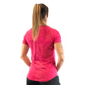 Ronex Women's Melange T-Shirt  Short Sleeve Fitness Workout Top,Dry Fit T-Shirt - Stretchy, Breathable, Athletic Top for Yoga, Running & Gym