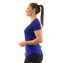 Ronex Women's Melange T-Shirt  Short Sleeve Fitness Workout Top,Dry Fit T-Shirt - Stretchy, Breathable, Athletic Top for Yoga, Running & Gym