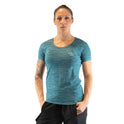 Ronex Women's Melange T-Shirt  Short Sleeve Fitness Workout Top,Dry Fit T-Shirt - Stretchy, Breathable, Athletic Top for Yoga, Running & Gym