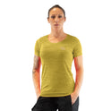Ronex Women's Melange T-Shirt  Short Sleeve Fitness Workout Top,Dry Fit T-Shirt - Stretchy, Breathable, Athletic Top for Yoga, Running & Gym