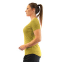 Ronex Women's Melange T-Shirt  Short Sleeve Fitness Workout Top,Dry Fit T-Shirt - Stretchy, Breathable, Athletic Top for Yoga, Running & Gym