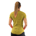 Ronex Women's Melange T-Shirt  Short Sleeve Fitness Workout Top,Dry Fit T-Shirt - Stretchy, Breathable, Athletic Top for Yoga, Running & Gym