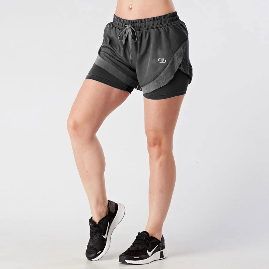 Shorts with compression liner women's discount
