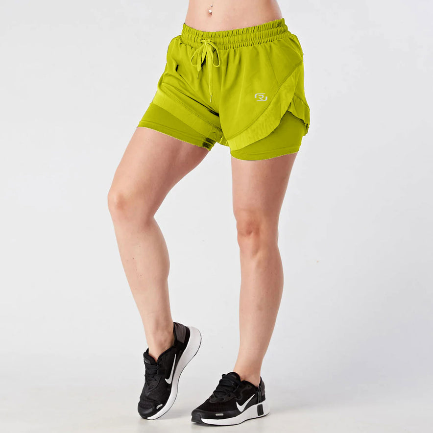 Shorts with compression liner women's discount