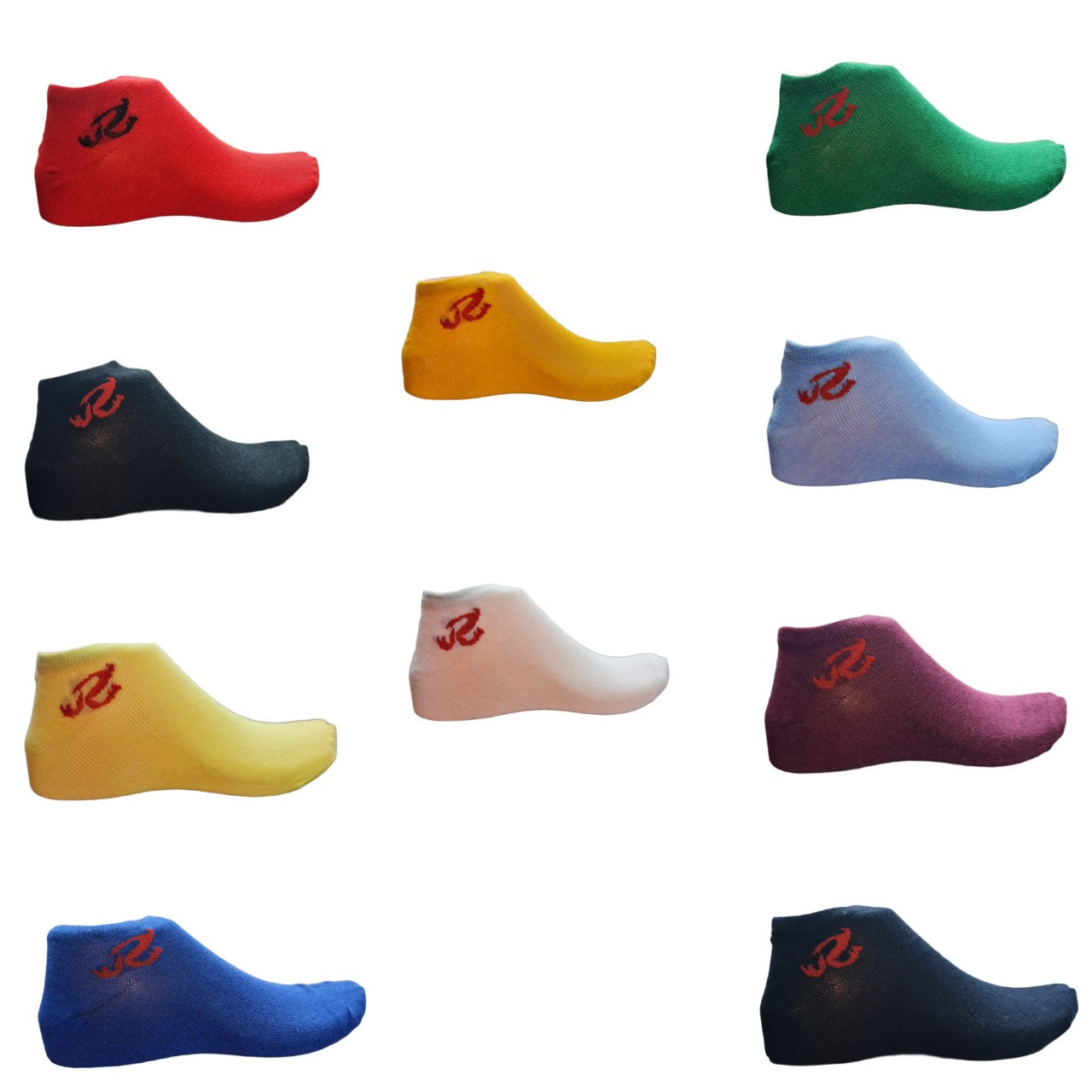 Ronex Anklet Pack Of 10 Pairs