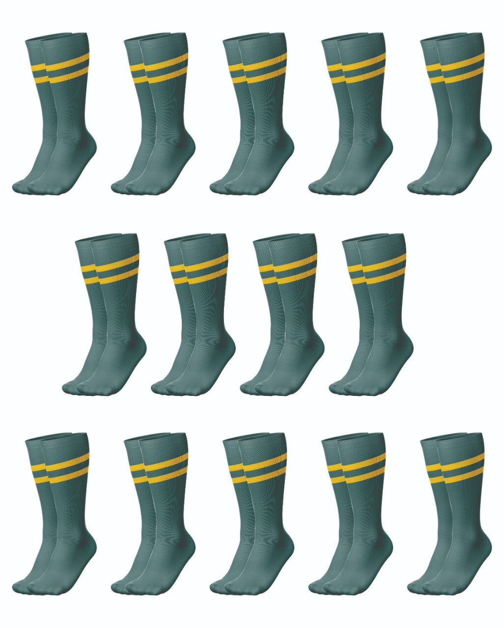Ronex Soccer Socks - Set of 14 Pairs