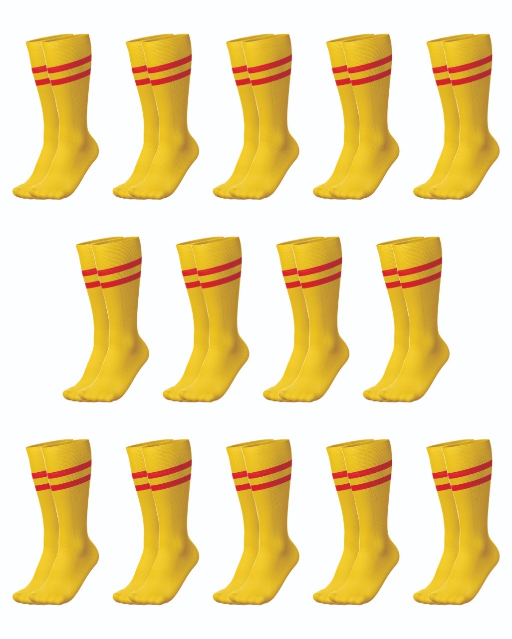 Ronex Soccer Socks - Set of 14 Pairs