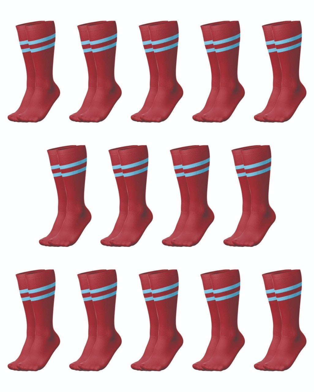 Ronex Soccer Socks - Set of 14 Pairs