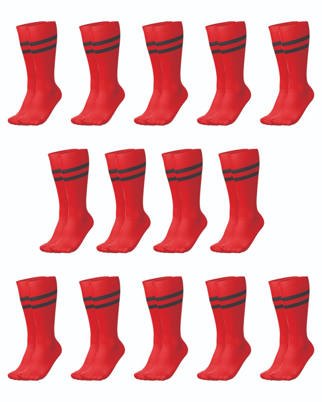 Ronex Soccer Socks - Set of 14 Pairs